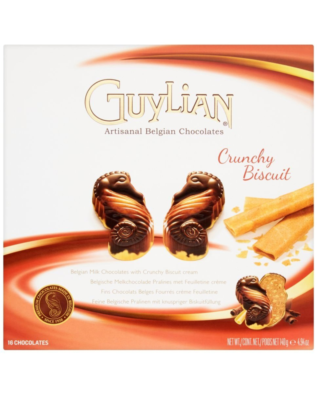 GUYLIAN SEA HORSE CRUNCHY BISCUIT 70G